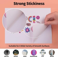 Tear-Resistant Printable Vinyl Stickers – 30 Sheets for Inkjet & Laser Printers