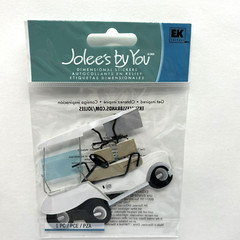 Jolee’s By You Golf Cart Dimensional Sticker Summer Vacation Scrapbooking