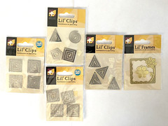 American Traditional Designs Lil’ Embellishments- Mixed Clips & Frames Set of 5