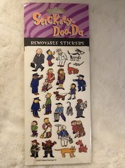 Vintage American Greetings Stickety-Doo-Da Stickers 1997 Police Fireman Workers