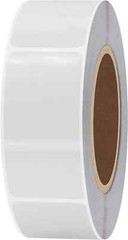Hybsk Clear Seal Sticker Labels 1×2 inch Rectangle Square Crystal Clear Retail P