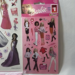 Vintage Barbie Party Lot Stickers Gift Wrap Party Favors Notepad Unused Y2K 2000