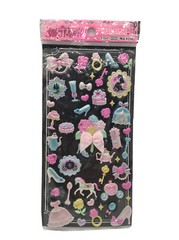 3D Glitter Crystal Gem Stone Puffy Bubble Sticker Scrapbooking Craft Kids/Adults