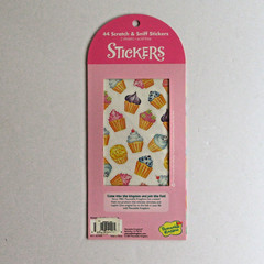 Scratch & Sniff Cupcake Stickers Pack (44) Vanilla Peaceable Kingdom – Mindware