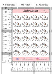 Low Battery Energy Planner Stickers, Dog Sticker, Calendar & Journal Sticker
