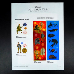Disney Atlantis The Lost Empire Lot of 6 Sandylion Stickers Prismatic Kromekote