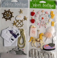 RARE AND HTF! ! JOLEE’S 2 PACKS CARNIVAL AND NAVY SP-JBLG-013-AND SP-JBLG -002