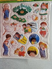 Cabbage Patch Kids 1983 «The Legend Of…» Sealed Style 6 Puffy Stickers Set