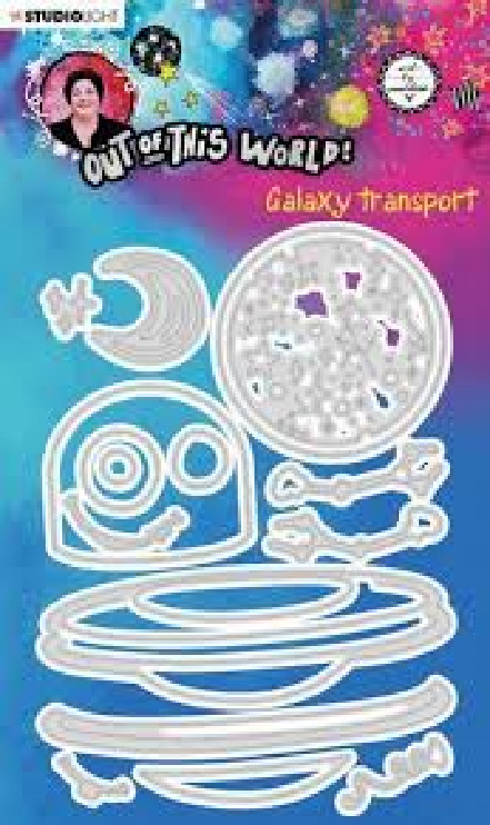 STUDIO LIGHT – METAL CUTTING DIES – OUT OF THIS WORLD – GALAXY ALIENS