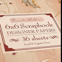 Brenda Walton Florals Scrapbook Stickers Lot – K&Co – Retired – 8 pc Kit
