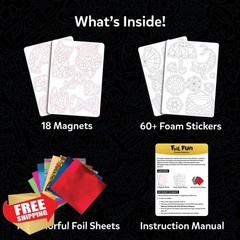 Skillmatics Foil Fun Pretty Patterns DIY Magnets