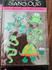 Lot Of 4 Packages Of PC Provo Craft Stand-Outs Stickers – BUGS & FROGS