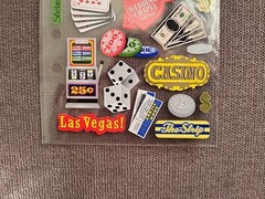 STICKO Destinations Scrapbook Stickers LAS VEGAS New 🔥