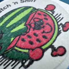 3M Murple Character Single Watermelon Matte vintage 80s scratch & sniff sticker