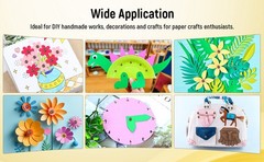 100 Paper Fastener Decorative For Kids Craft Gold 14mm