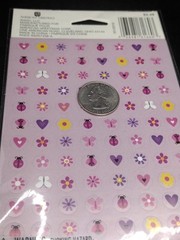 American Greetings Craft Stickers Fairies Butterflies Flowers Ladybugs 10 Sheets