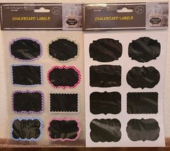 2 Packs Chalkboard Labels Stickers for Organizing Household, Crafts, School #145