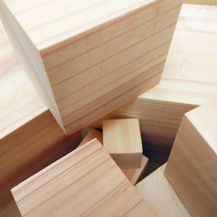 10Pcs Beige Pine Wood Pieces Smooth Surface for DIY Craft and Rustic Home Decor