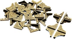 50 Pcs Bronze Metal Book Corner, Albums, Books, Notebooks, Scrapbooks, Folder…