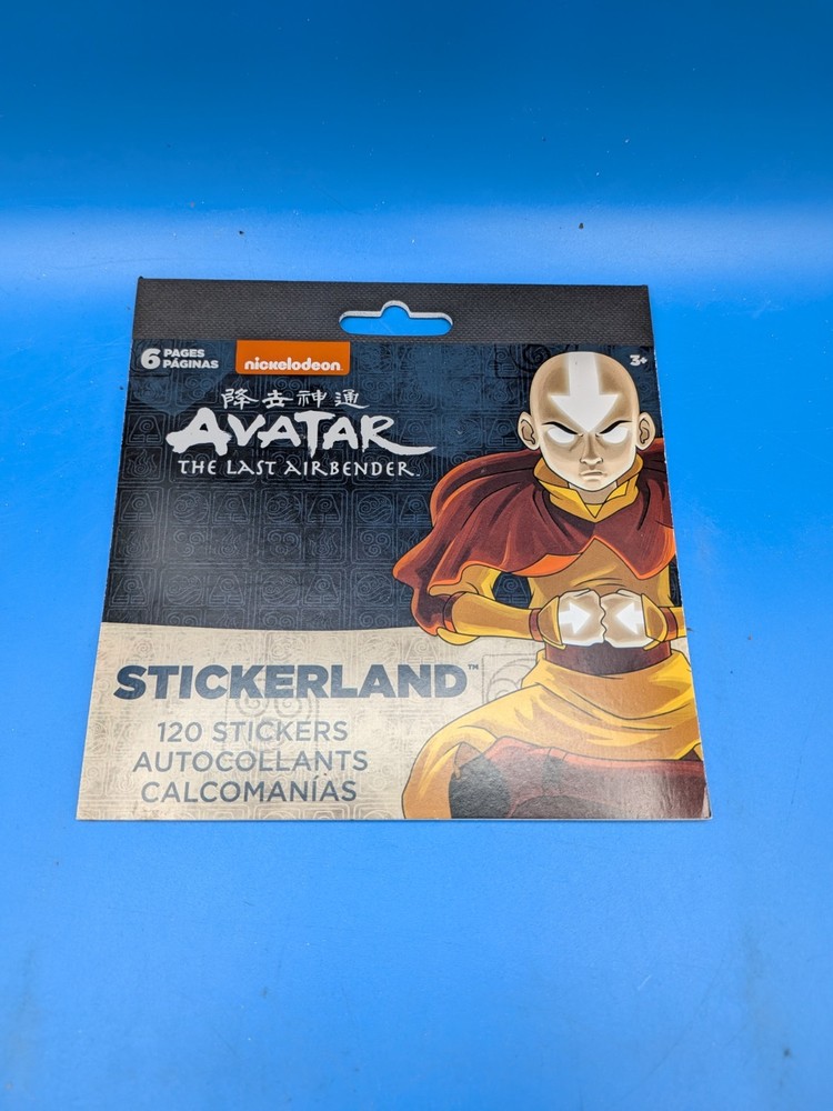 Avatar The Last Airbender Sticker Book 120 Stickers 6 Pages 20 Each All The Same