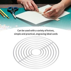 Metal Die Cutting DIY Interesting Round Shape Attractive Decorative Lightweight