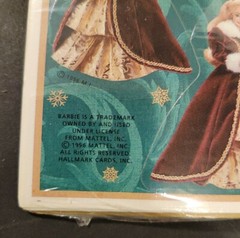 NEW Hallmark CHRISTMAS BARBIE VINTAGE RED DRESS 24 Stickers 4 Sheets Pack