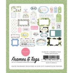 Crafts CB Frames Tags Flora No 4 Flowers Thanks Shine Hello Bloom Our Story