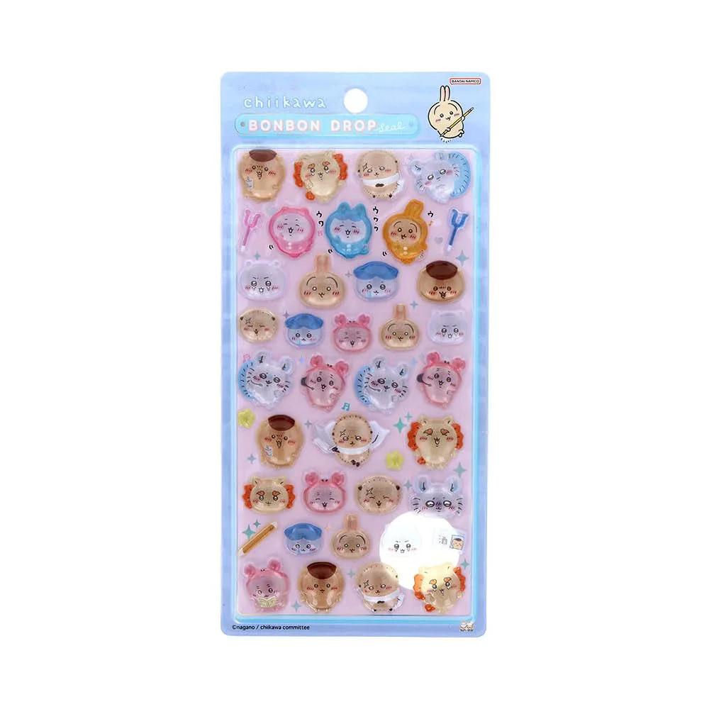 Chiikawa Everyone Bonbon Drop 3D Puffy Sticker Sun-Star Japan New