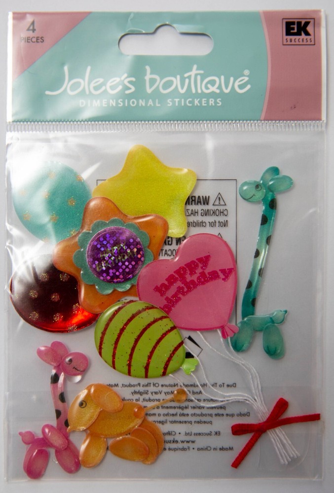 Jolee’s Scrapbooking Stickers, BIRTHDAY THEME, You Pick, some Rare!