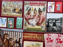 Circus Carnival Ephemera Lot Junk Journal scrapbooking 64 + pieces Kit Bundle