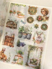 6.5″ x 9″ Scrapbook & Paper Crafting Stickers – 2 Bks- 24 Pgs/Book