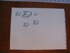 BELLISIMO ~ ABC CLASSIC Script Monogram Letters Decal Sticker ~U choose USA