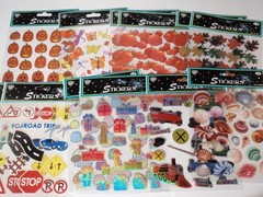 Huge Lot 100 Packs of Stickers: Nicole, Sandylion, Sticko, Rebecca Sower…