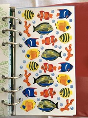 Stickopotamus Sticker 6-Ring Binder Album With 24 Stickers Pages