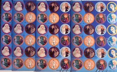Disney Frozen Elsa Anna Olaf 199+ Stickers, Princess Let it go Sticker Lot