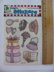 Provo Craft Designer Stickers OLD FASHION Hat Shoes Purse Perfume Flowers NIP