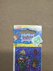 NEW 1997 Rugrats SandyLion Nickelodeon Stickers Holographic K1