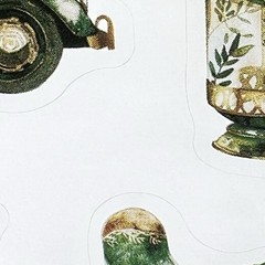 Christmas Stickers 6 Sheets Green Junk Journal Collage Planner Scrapbook Cards