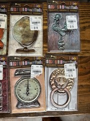 Architextures Sevengypsies Scrapbooking/Junk Journal Packs & Pieces-150+ Pieces