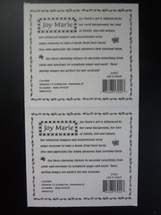 Stickers By Joy Marie x2 Life Is Sweet 13922 Birthday Cakes Flowers SCRAPBOOKING