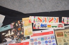 Scrapbooking Sticker Lot Mixed brands Occasions almost 1 LB
