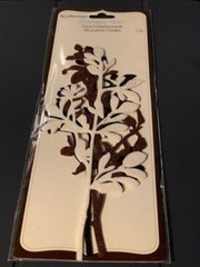 3D RECOLLECTIONS WHITE BROWN FELT FLORAL EMBELLISHMENTS 3 PCS RARE 3D