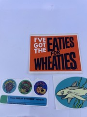 Mixed Lot Of Vintage 70s & 80’s Scratch & Sniff Stickers Wheaties Mr Men