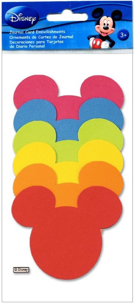 Journaling Cards, Mickey Icon, scrapbook stickers – Disney DJCM001