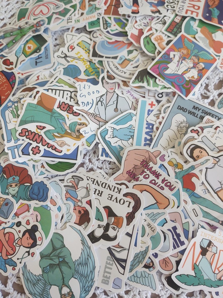 Nurse Stickers – Lot of 25 Random Stickers