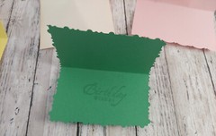 Vtg Paper Quilling Small Note Cards Handmade Ephemera Junk Journal Supplies READ