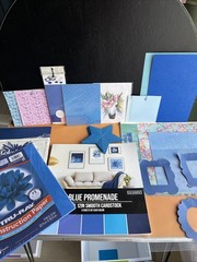 *Bulk* Blue Paper Scrapbooking, Project, Crafting Paper