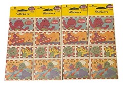 Barney Sticker Sheet Lot 2000 8 Sheets Original Sealed Packaging 2.5” X 6” NEW!