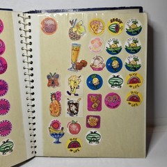 Vintage 1980’s Sticker Book With Original Stickers/Smurfs/scratch N sniff/He-man