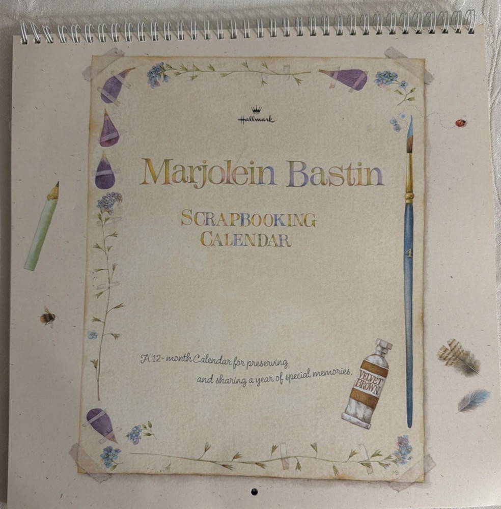 Halllmark Marjolein Bastin Natures Sketchbook scrapbooking calendar stickers art